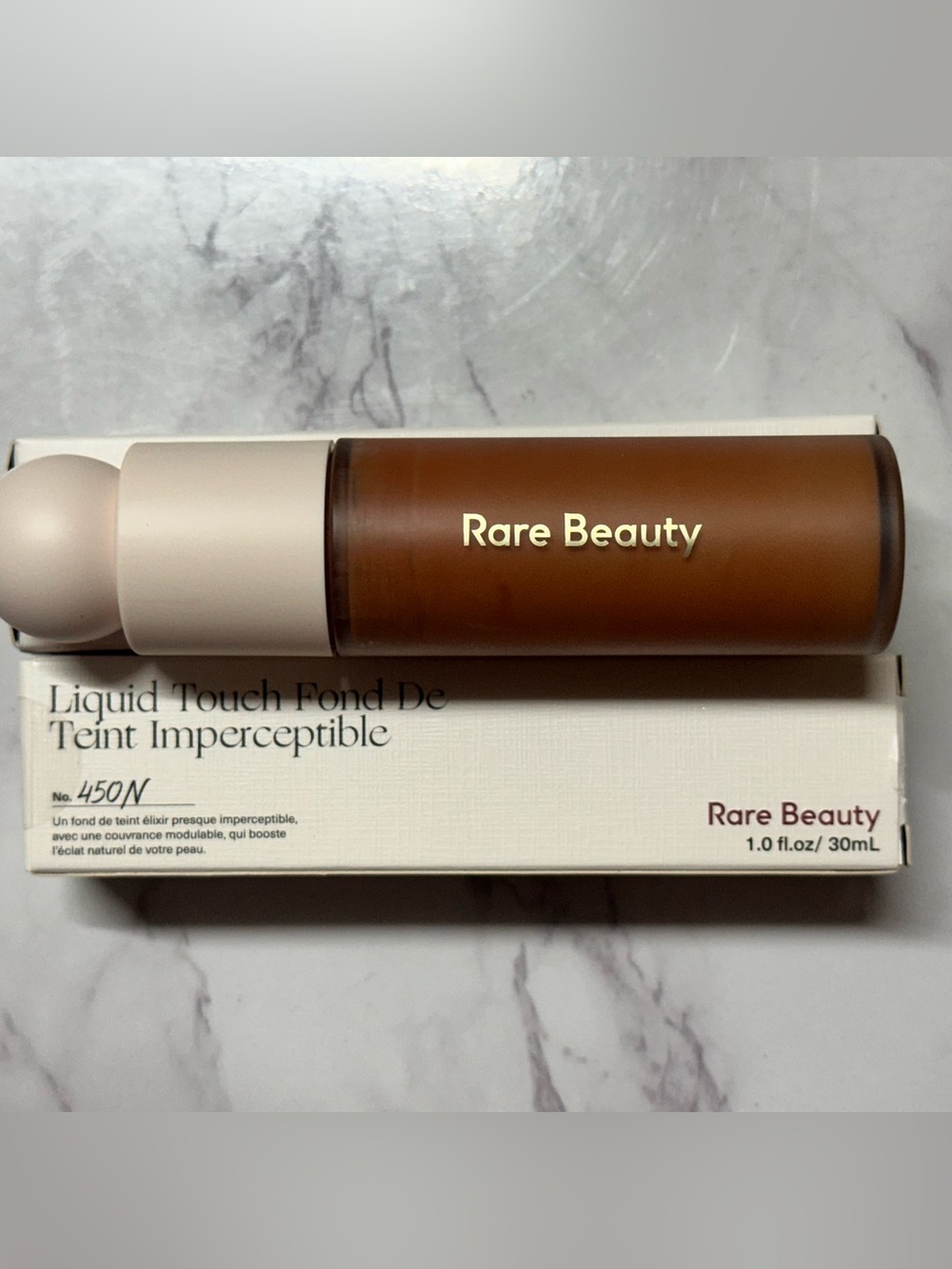 Rare Beauty Liquid Touch Foundation - Deep Brown